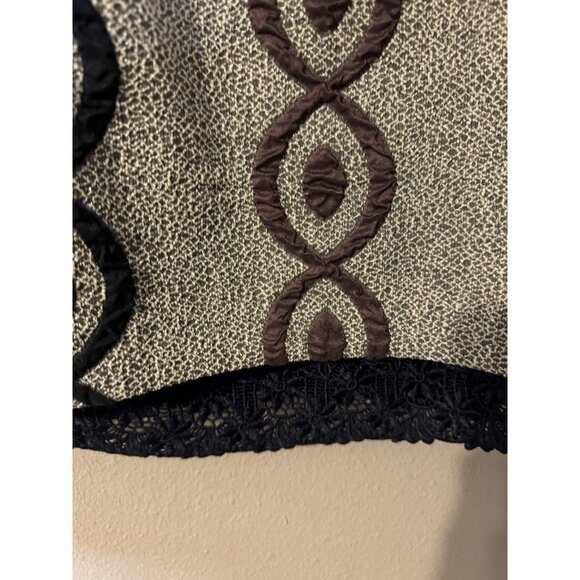 Anthropologie Iren Klairie Embroidered Dress Metallic 36 US 4 $585 NWT NEW - Picture 7 of 13